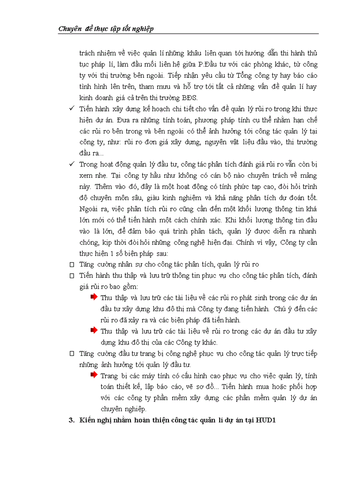 image for page Công tác quản lý dự án đầu tư xây dựng tại Công ty Cổ phần Đầu tư & Xây dựng HUD1 - Thực trạng và giải pháp