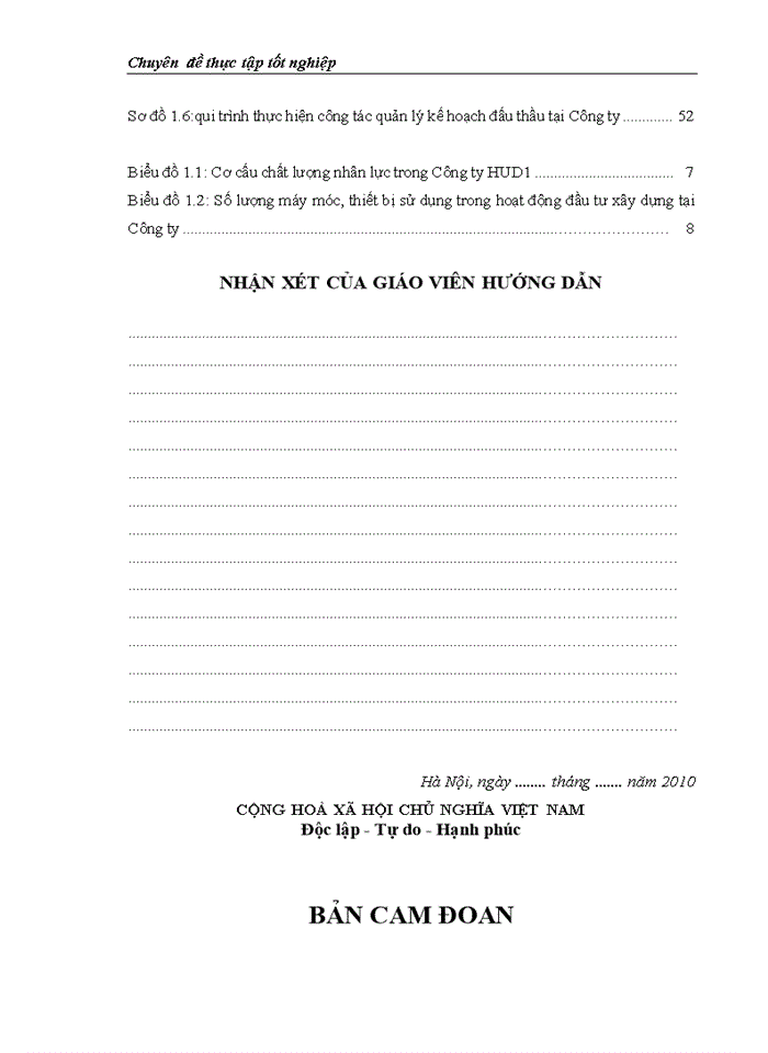image for page Công tác quản lý dự án đầu tư xây dựng tại Công ty Cổ phần Đầu tư & Xây dựng HUD1 - Thực trạng và giải pháp