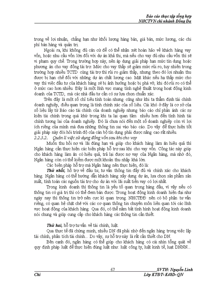 image for page Huy động và cho vay vốn đầu tư phát triển tại Ngân hàng Công thương Việt Nam chi nhánh Đống Đa – Thực trạng và giải pháp