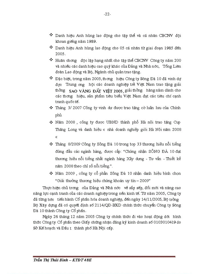 image for page Một số giải pháp góp phần nâng cao hiệu quả sử dụng vốn đầu tư tại Công ty Cổ phần Sông Đà 10