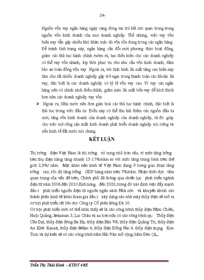 image for page Một số giải pháp góp phần nâng cao hiệu quả sử dụng vốn đầu tư tại Công ty Cổ phần Sông Đà 10