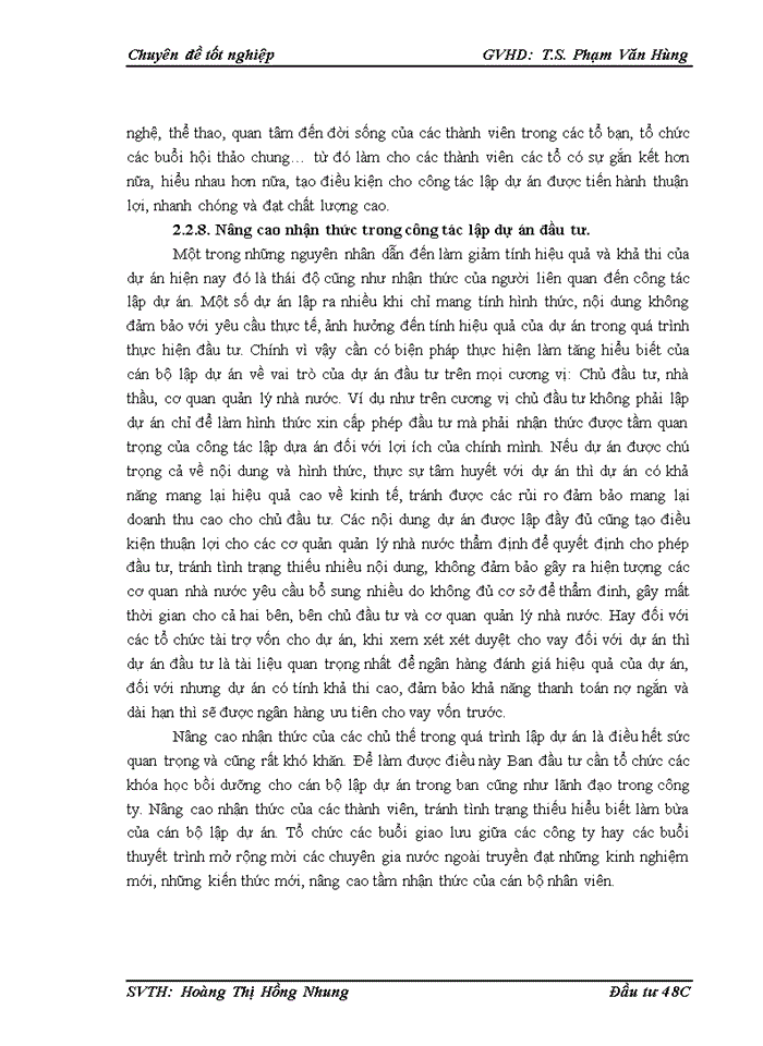 image for page Công tác lập dự án đầu tư tại Tổng công ty cổ phần xuất nhập khẩu và xây dựng Việt Nam (Vinaconex): Thực trạng và giải pháp