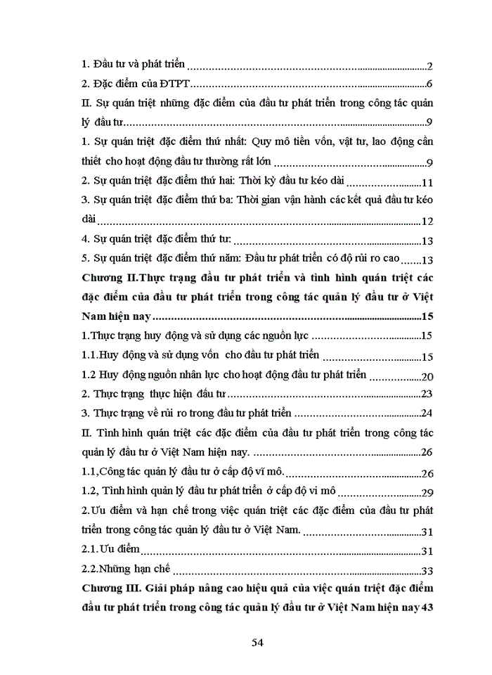 image for page Đặc điểm của đầu tư phát triển và yêu cầu quán triệt các đặc điểm này trong công tác thực hiện đầu tư