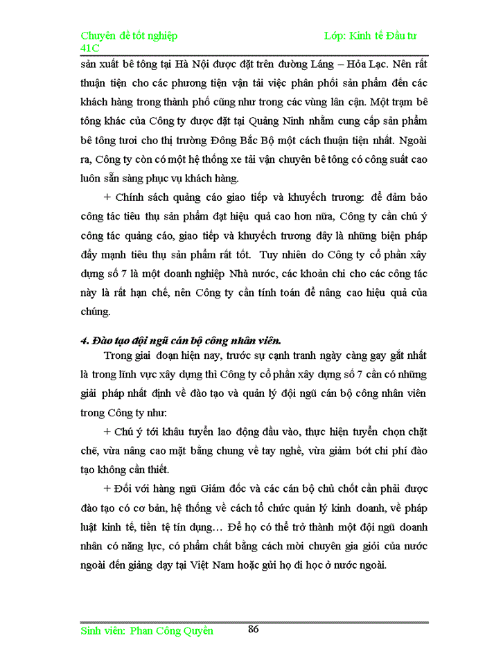 image for page Đầu tư nhằm nâng cao năng lực cạnh tranh của Công ty cổ phần xây dựng số 7