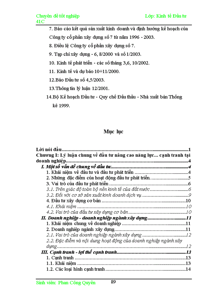 image for page Đầu tư nhằm nâng cao năng lực cạnh tranh của Công ty cổ phần xây dựng số 7