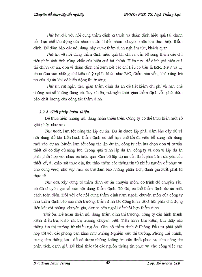 image for page Hoàn thiện nội dung và phương pháp thẩm định các dự án đầu tư tại Tổng công ty Công nghiệp Mỏ Việt Bắc - Vinacomin