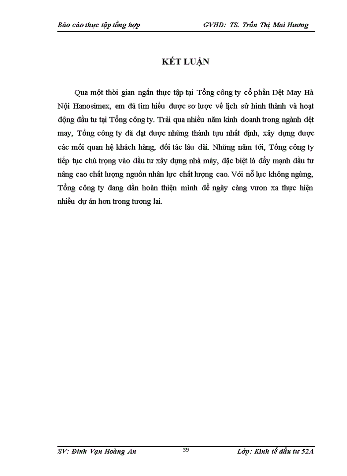 image for page Khái  quát chung về tổng công ty cổ phần dệt may HÀ NỘI HANOSIMEX