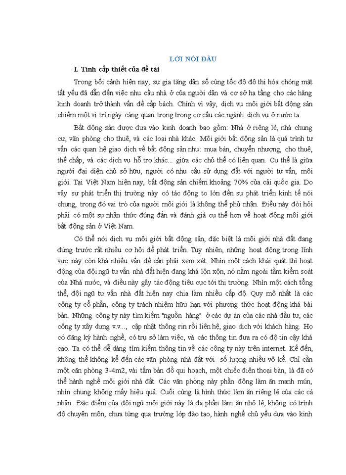 image for page Hoàn thiện hoạt động môi giới bất động sản tại sàn giao dịch bất động sản Đất Việt