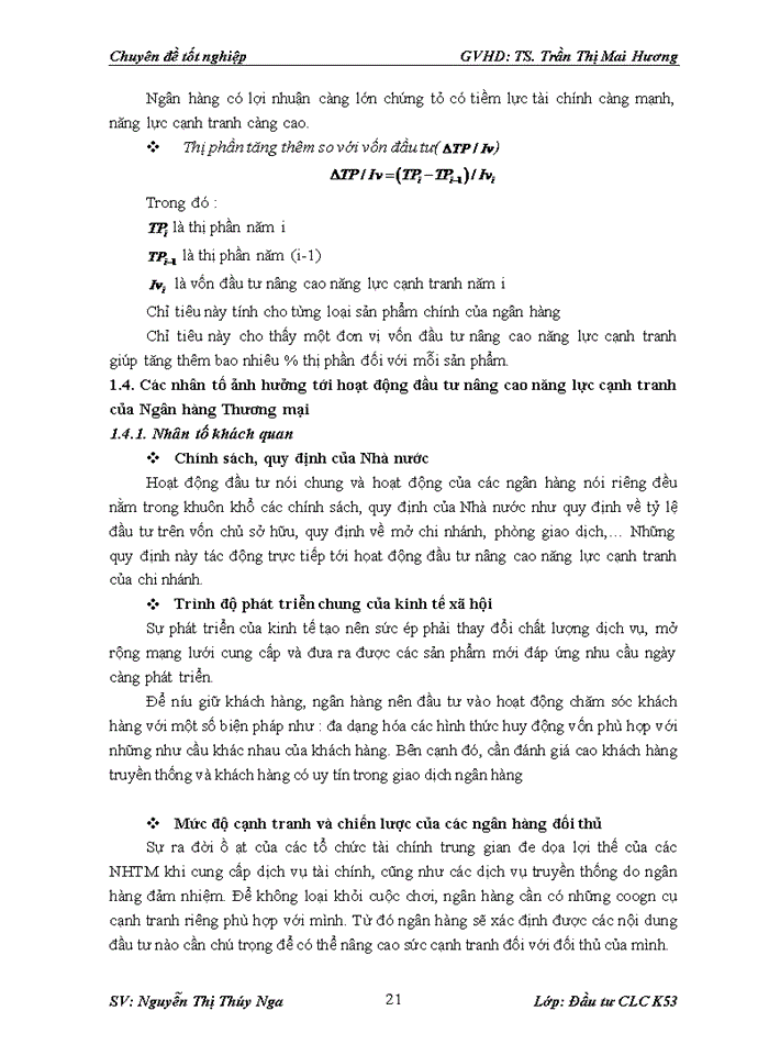 image for page Thực trạng hoạt động đầu tư nâng cao năng lực cạnh tranh tại ngân hàng nông nghiệp và phát triển nông thôn – chi nhánh láng hạ