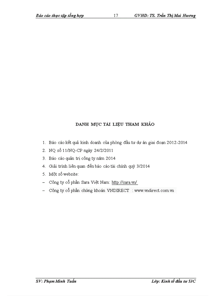 image for page Tổng quan về công ty cổ phần SARA VIỆT NAM