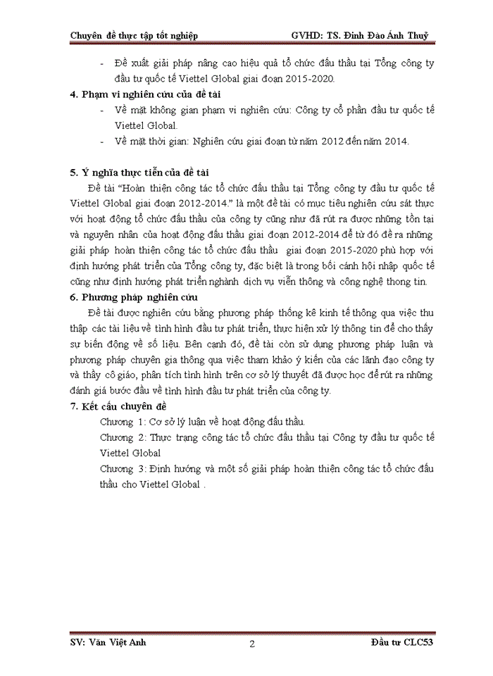 image for page Hoàn thiện công tác tổ chức đấu thầu tại tổng công ty đầu tư quốc tế viettel global giai đoạn 2012-2014