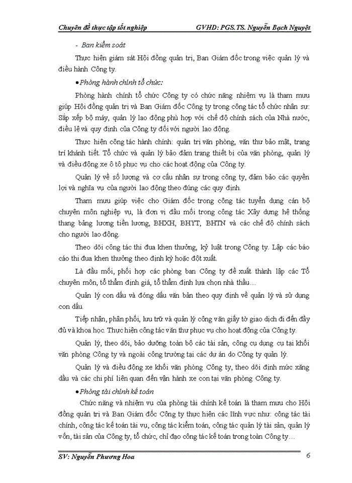image for page Hoàn thiện công tác lập dự án tại Công ty Cổ phần đầu tư phát triển nhà và đô thị HUD6