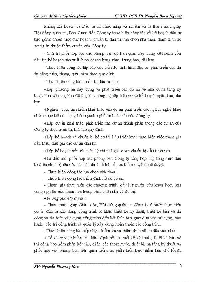 image for page Hoàn thiện công tác lập dự án tại Công ty Cổ phần đầu tư phát triển nhà và đô thị HUD6