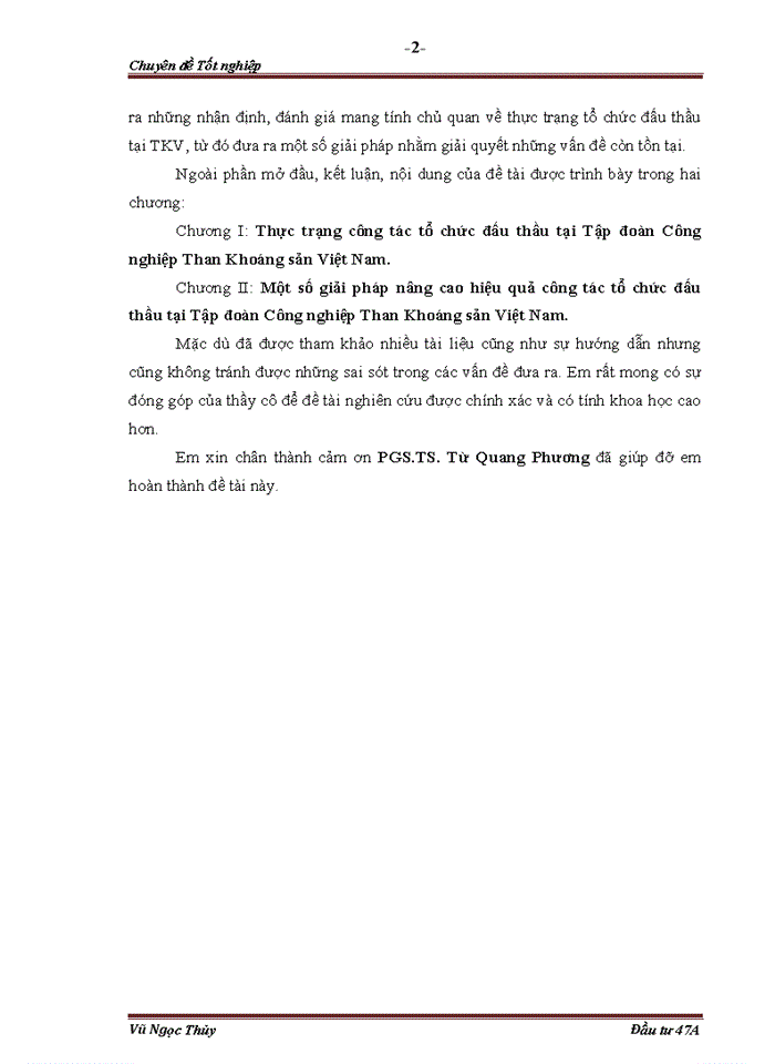 image for page Công tác tổ chức đấu thầu tại tập đoàn công nghiệp than khoáng sản VIỆT NAM. Thực trạng và giải pháp