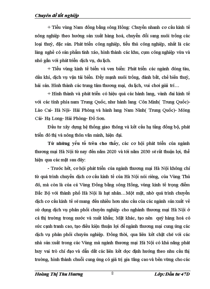 image for page Giải pháp phát triển ngành thương mại Hà Nội đến năm 2020, tầm nhìn đến năm 2030