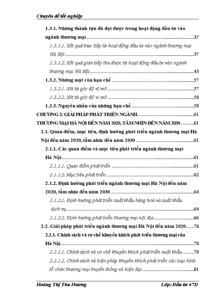 image for page Giải pháp phát triển ngành thương mại Hà Nội đến năm 2020, tầm nhìn đến năm 2030