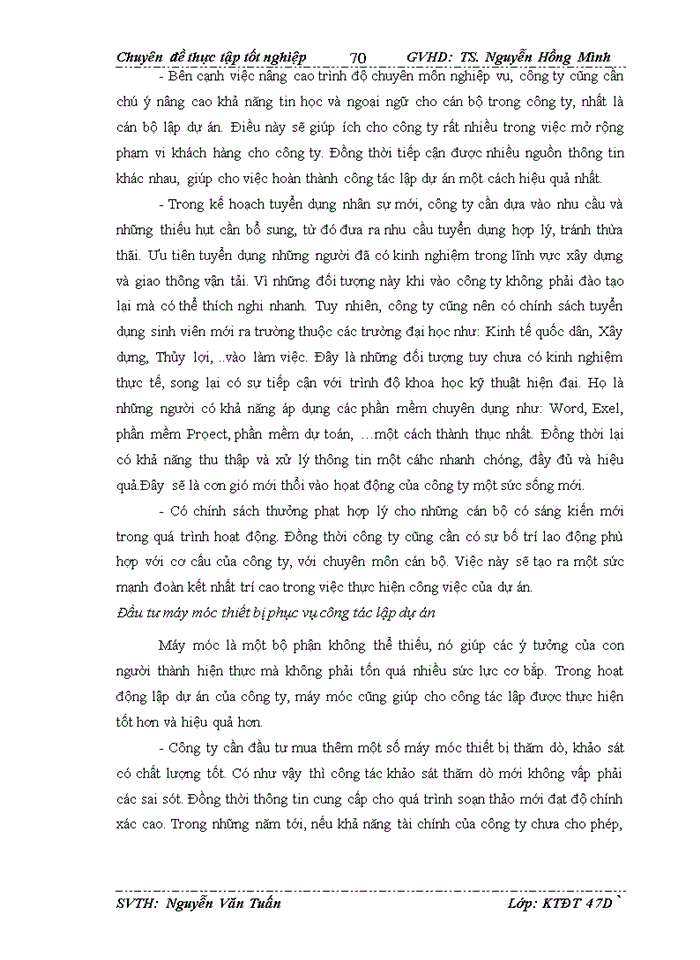 image for page Hoàn thiện công tác lập dự án dầu tư tại công ty cổ phần sông đà 10