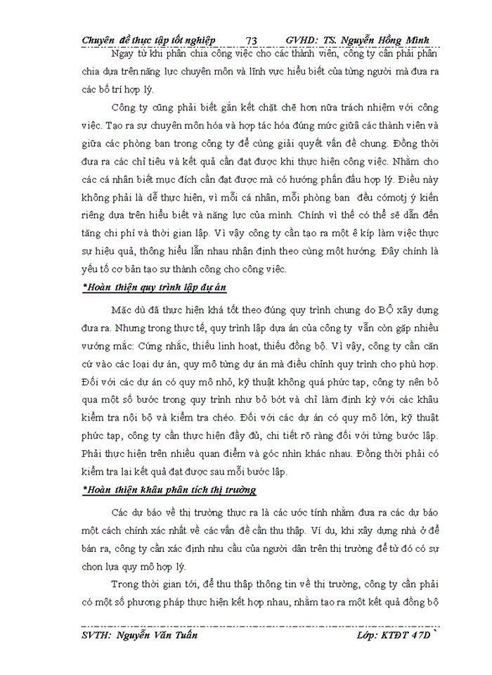 image for page Hoàn thiện công tác lập dự án dầu tư tại công ty cổ phần sông đà 10