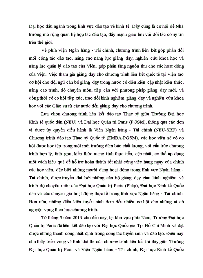 image for page Sự cần thiết của chương trình liên kết đào tạo