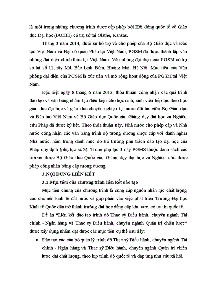 image for page Sự cần thiết của chương trình liên kết đào tạo