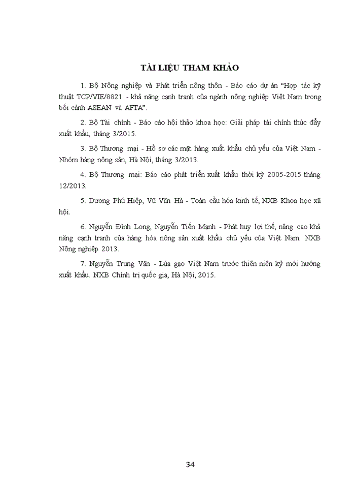 image for page Nâng cao khả năng cạnh tranh của hàng nông sản VIỆT NAM xuất khẩu