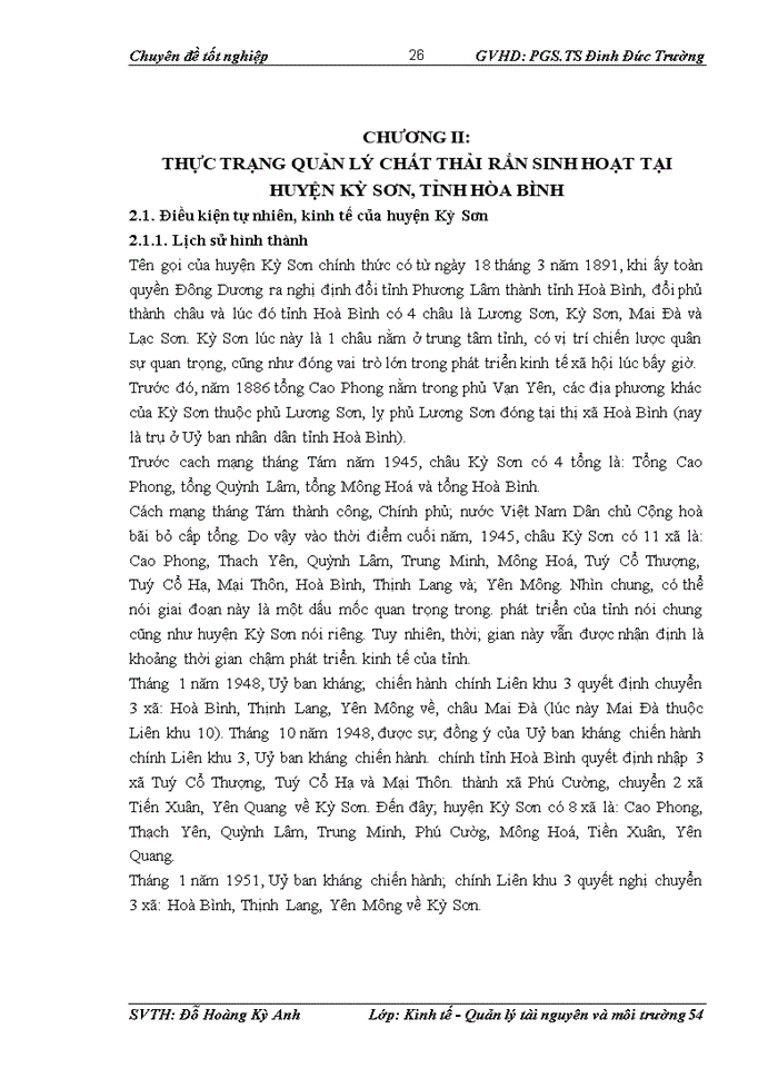 image for page Quản lý chất thải rắn sinh hoạt tại huyện Kỳ Sơn, tỉnh Hòa Bình