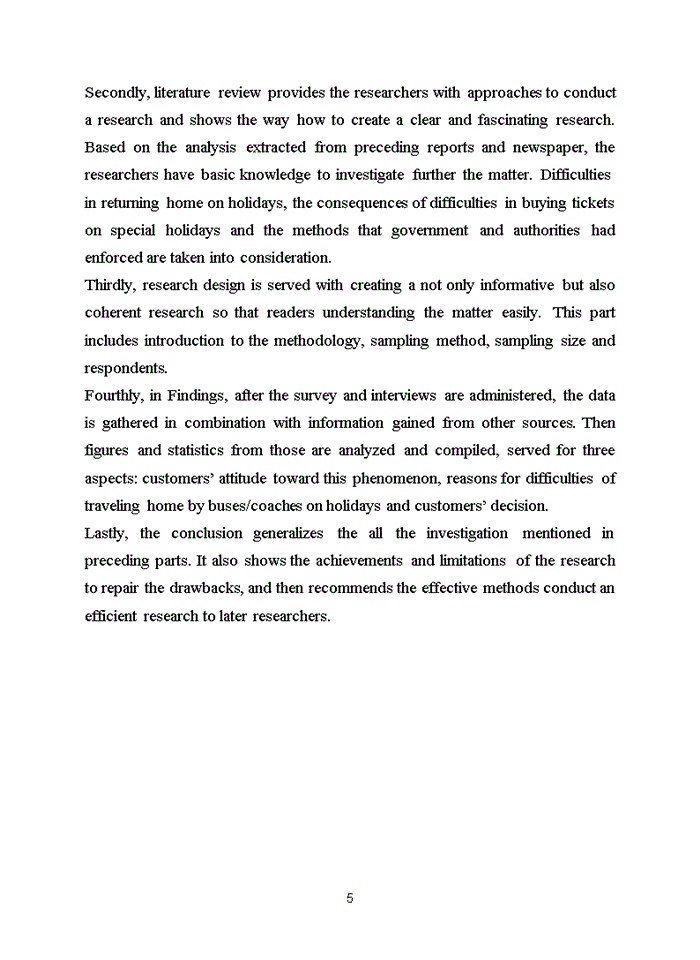 image for page A study on difficulties of travelling home by buses/coaches on holidays