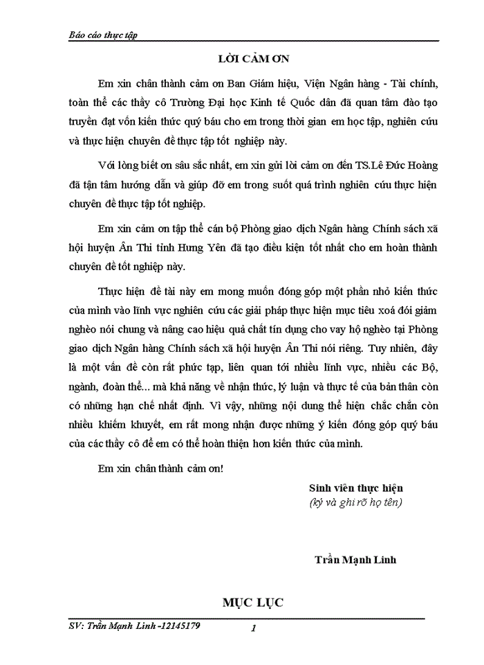 image for page Thực trạng chất lượng hoạt động tín dụng trong chương trình cho vay hộ nghèo tại NHCSXH HUYỆN ÂN THI – HƯNG YÊN