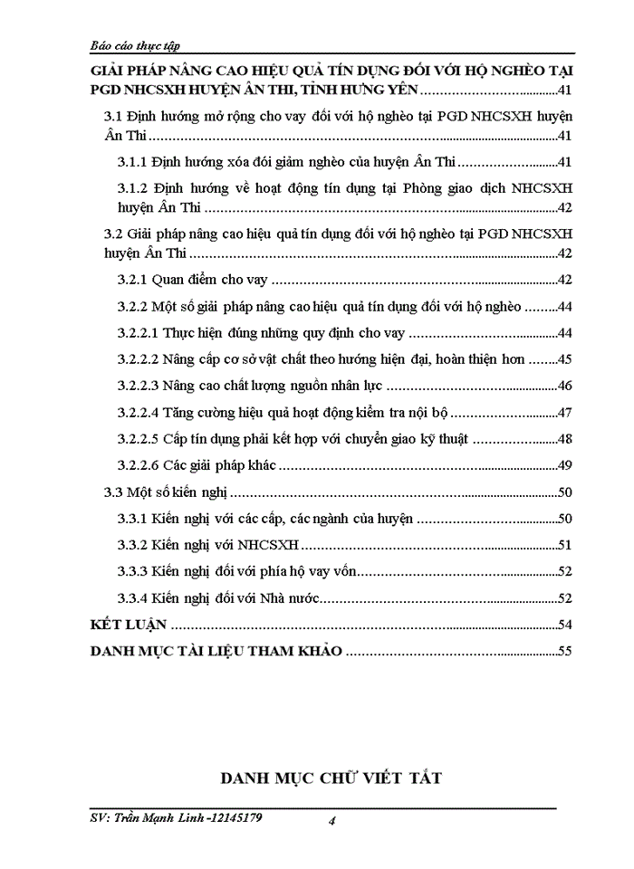 image for page Thực trạng chất lượng hoạt động tín dụng trong chương trình cho vay hộ nghèo tại NHCSXH HUYỆN ÂN THI – HƯNG YÊN