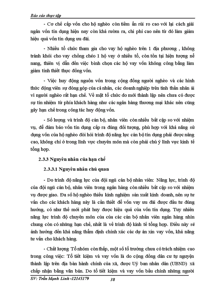 image for page Thực trạng chất lượng hoạt động tín dụng trong chương trình cho vay hộ nghèo tại NHCSXH HUYỆN ÂN THI – HƯNG YÊN