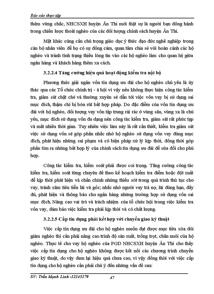 image for page Thực trạng chất lượng hoạt động tín dụng trong chương trình cho vay hộ nghèo tại NHCSXH HUYỆN ÂN THI – HƯNG YÊN