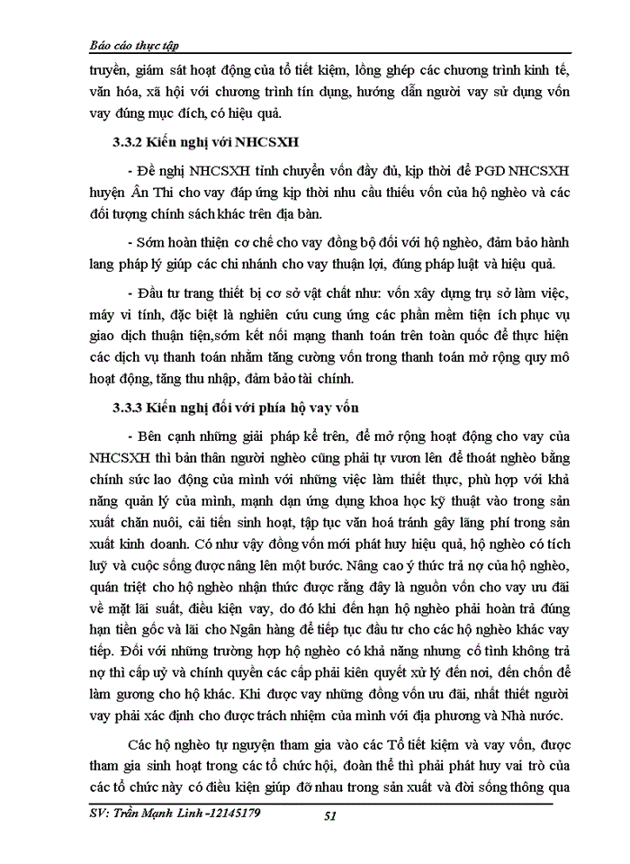 image for page Thực trạng chất lượng hoạt động tín dụng trong chương trình cho vay hộ nghèo tại NHCSXH HUYỆN ÂN THI – HƯNG YÊN
