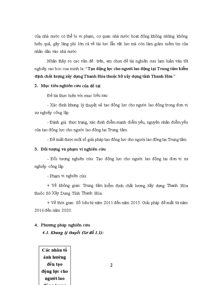 image for page Tạo động lực cho người lao động tại Trung tâm kiểm định chất lượng xây dựng Thanh Hóa thuộc Sở xây dựng Tỉnh Thanh Hóa