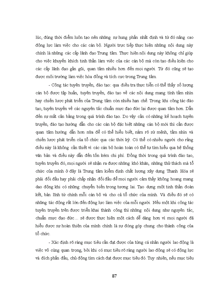 image for page Tạo động lực cho người lao động tại Trung tâm kiểm định chất lượng xây dựng Thanh Hóa thuộc Sở xây dựng Tỉnh Thanh Hóa