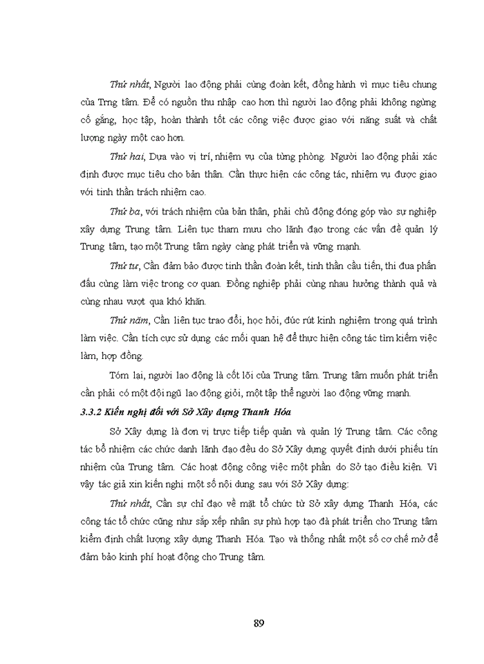 image for page Tạo động lực cho người lao động tại Trung tâm kiểm định chất lượng xây dựng Thanh Hóa thuộc Sở xây dựng Tỉnh Thanh Hóa