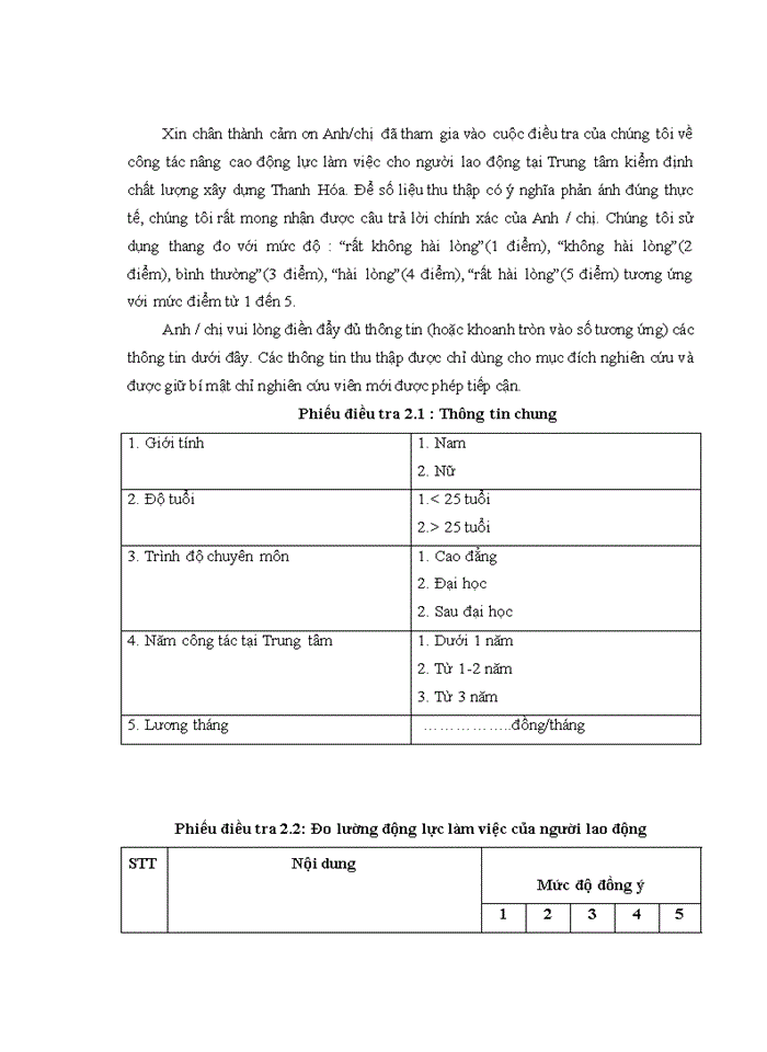 image for page Tạo động lực cho người lao động tại Trung tâm kiểm định chất lượng xây dựng Thanh Hóa thuộc Sở xây dựng Tỉnh Thanh Hóa