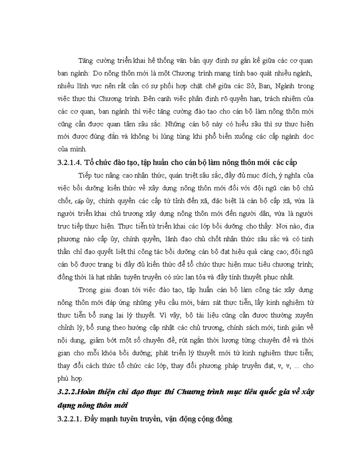 image for page Thực trạng tổ chức thực thi Chương trình mục tiêu quốc gia về xây dựng nông thôn mới của chính quyền tỉnh Bắc Ninh
