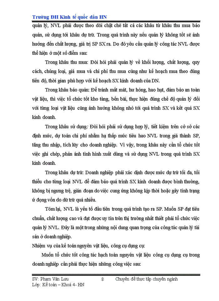 image for page Hoàn thiện công tác hạch toán Nguyên vật liệu tại Công ty Cổ phần phát triển hạ tầng 116