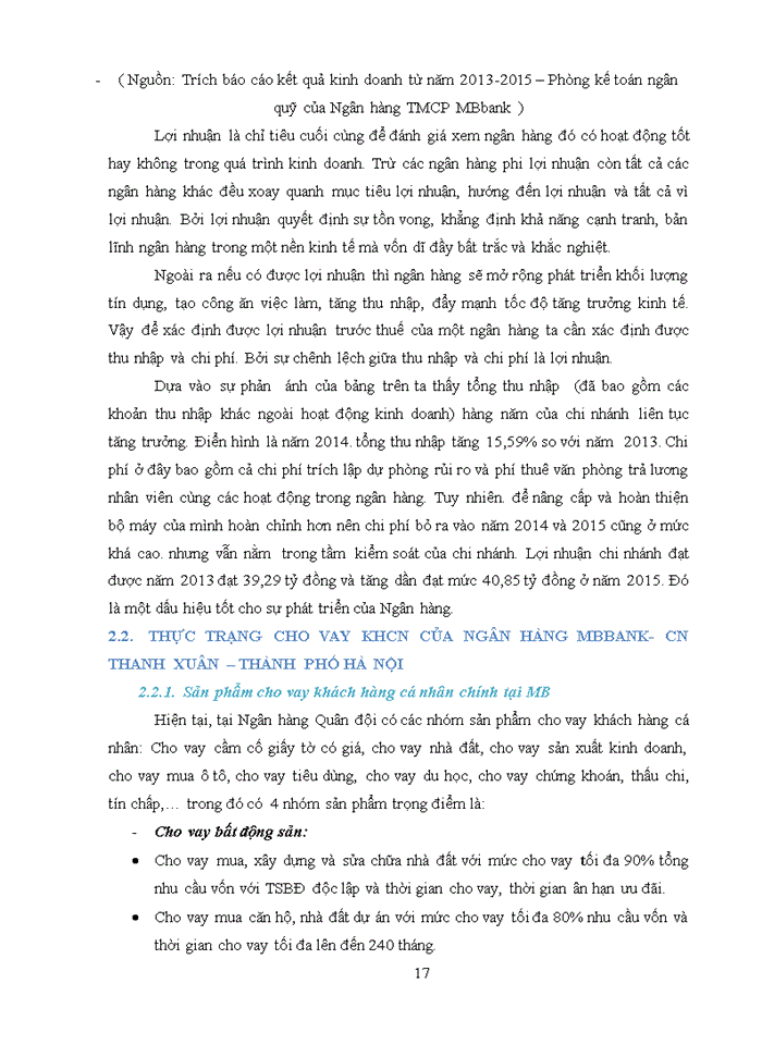 image for page Giải pháp phát triển hoạt động cho vay khách hàng cá nhân tại ngân hàng TMCP QUÂN ĐỘI- chi nhánh THANH XUÂN thành phố HÀ NỘI