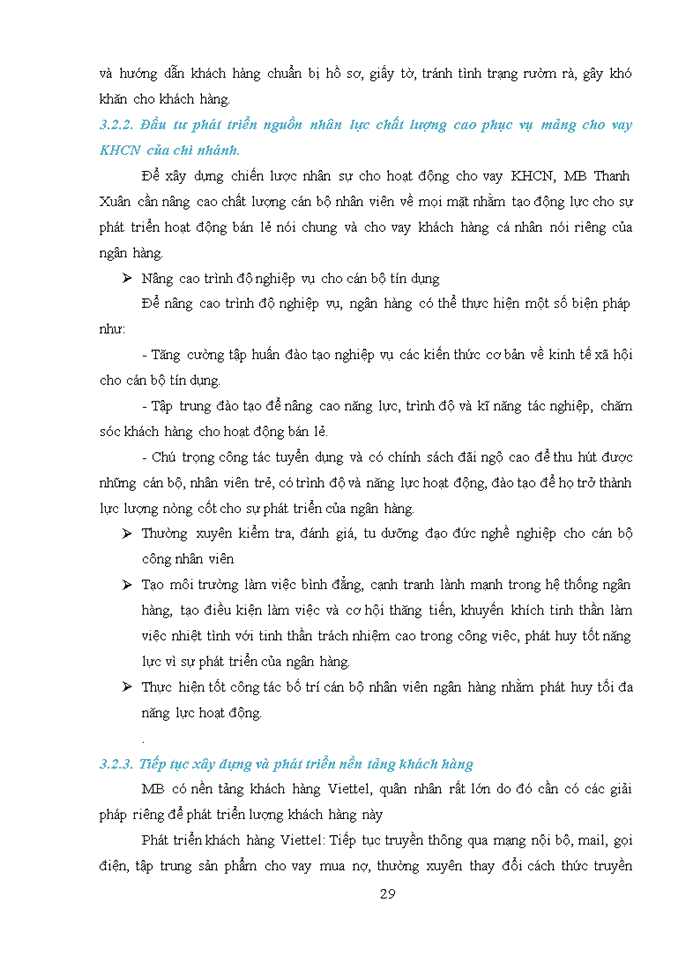 image for page Giải pháp phát triển hoạt động cho vay khách hàng cá nhân tại ngân hàng TMCP QUÂN ĐỘI- chi nhánh THANH XUÂN thành phố HÀ NỘI