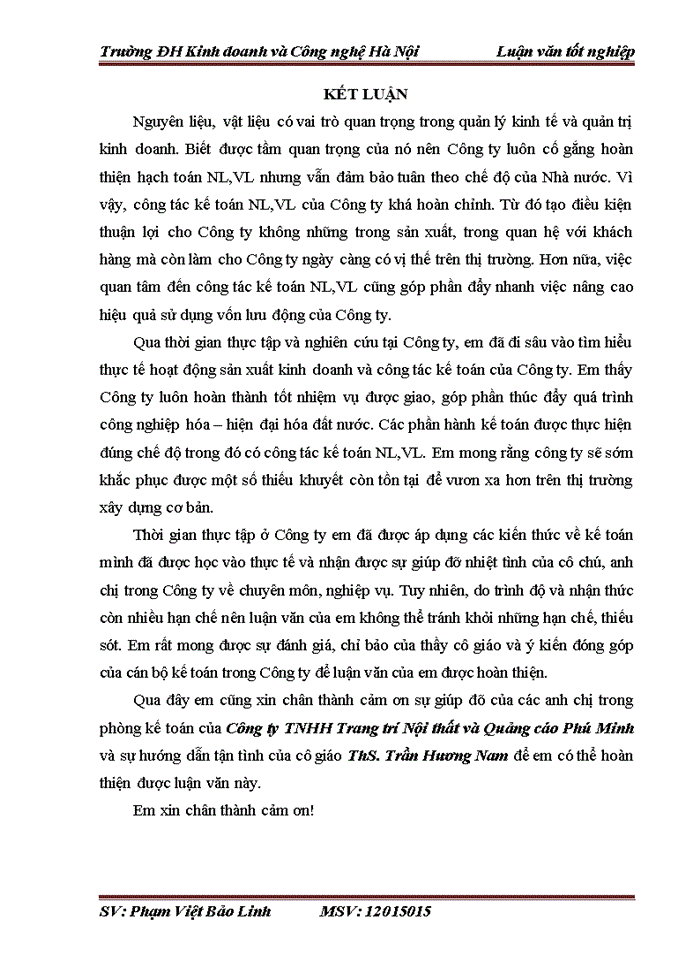 image for page Kế toán NL,VL tại Công ty TNHH Trang trí Nội thất và Quảng cáo Phú Minh