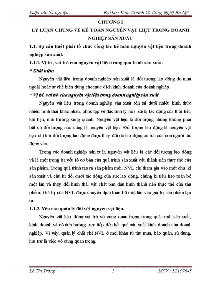 image for page Lý luận chung về kế toán nguyên vật liệu trong doanh  nghiệp sản xuất
