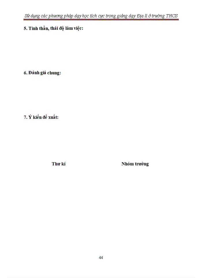 image for page Sử dụng các phương pháp dạy học tích cực trong giảng dạy Địa lí ở trường THCS