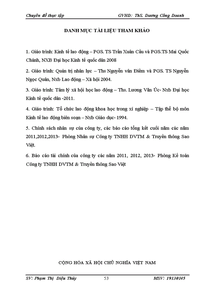 image for page Thực trạng công cụ tạo động lực cho người lao động tại công ty TNHH DVTM & TRUYỀN THÔNG SAO VIỆT