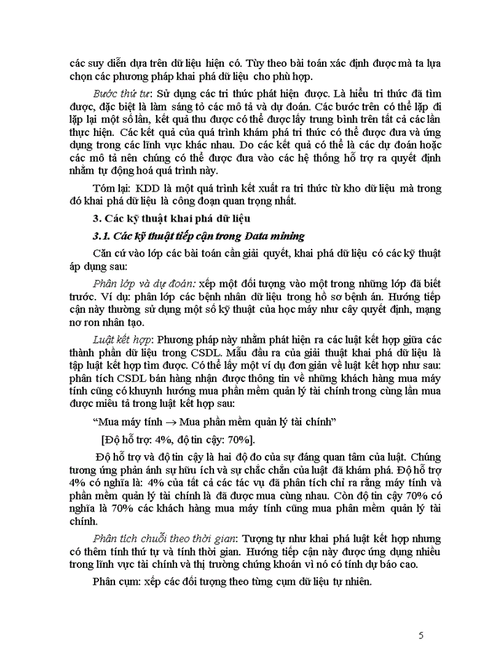 image for page Khai phá dữ liệu