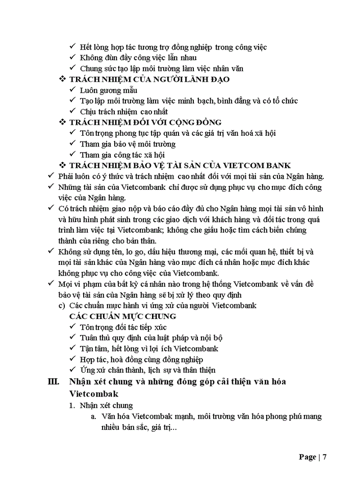 image for page Các cấp độ văn hóa doanh nghiệp của Vietcombank