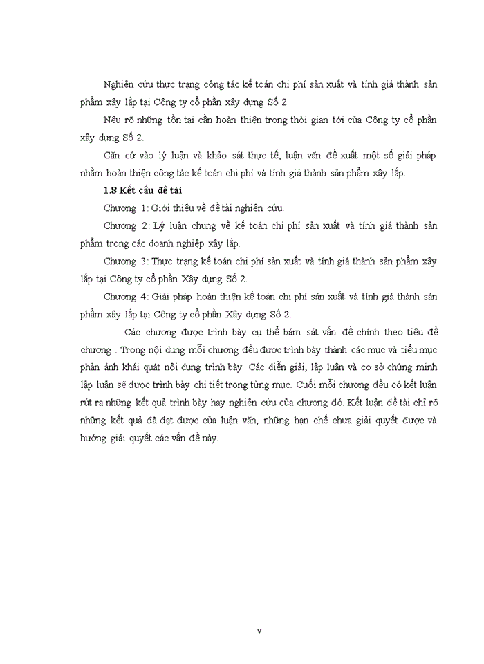 image for page Hoàn thiện kế toán chi phí sản xuất và tính giá thành sản phẩm xây lắp tại Công ty cổ phần xây dựng Số 2
