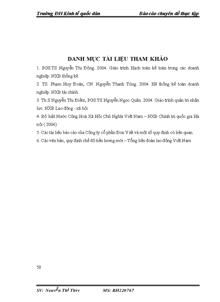 image for page Hoàn thiện kế toán tiền lương và các khoản trích theo tiền lương tại Công ty cổ phần Đon Việt