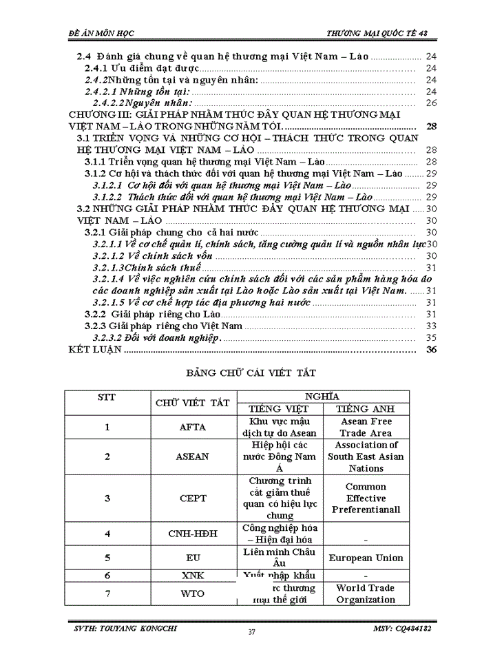 image for page Giải pháp  thúc đẩy quan hệ thương mại giữa Việt Nam – Lào trong những nănm  tới