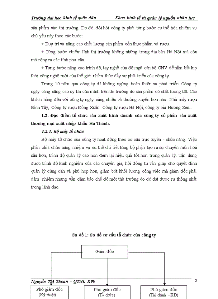 image for page Giới thiệu chung về công ty và công tác quản trị nhân lực tại công ty cổ phần sản xuất thương mại xuất nhập khẩu hà thành